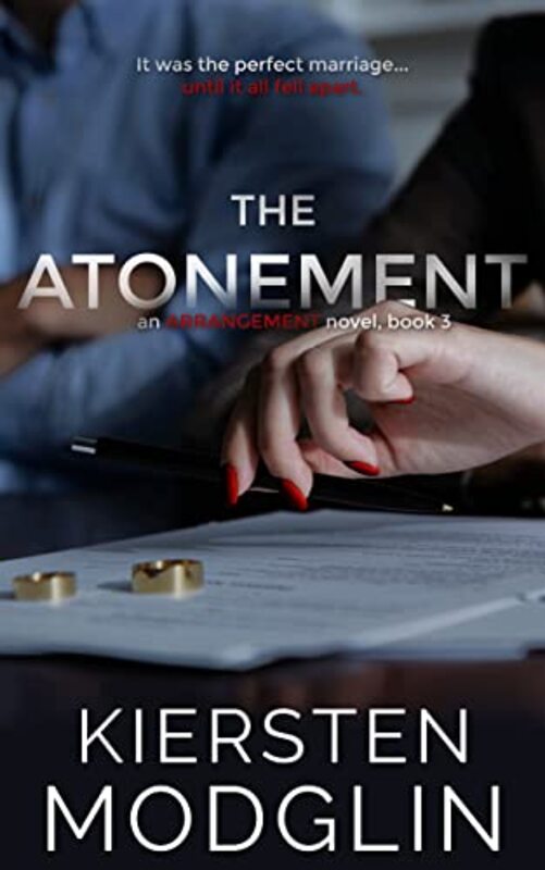 Book cover for "The Atonement" by Kiersten Modglin