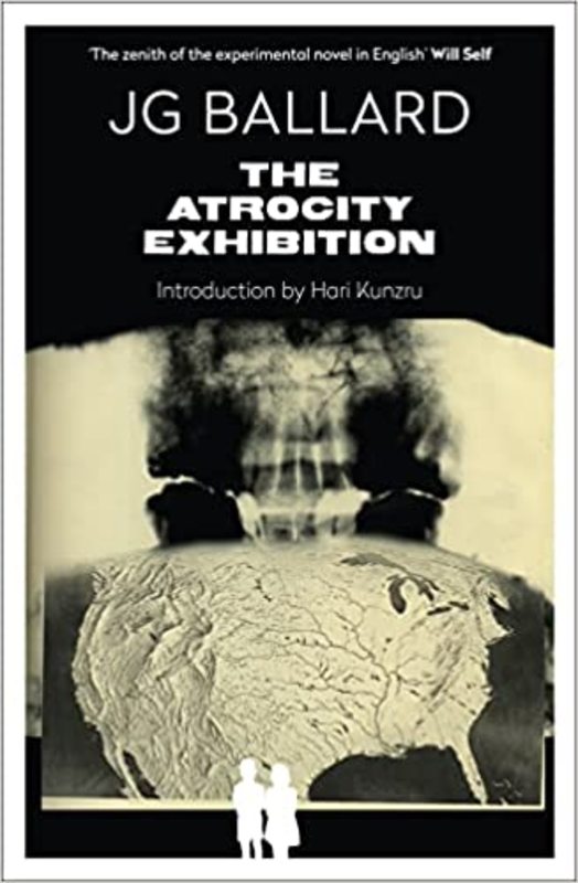 Book cover for "The Atrocity Exhibition" by J. G. Ballard