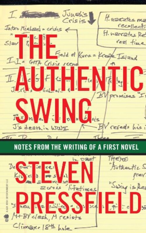 Book cover for "The Authentic Swing" by Steven Pressfield