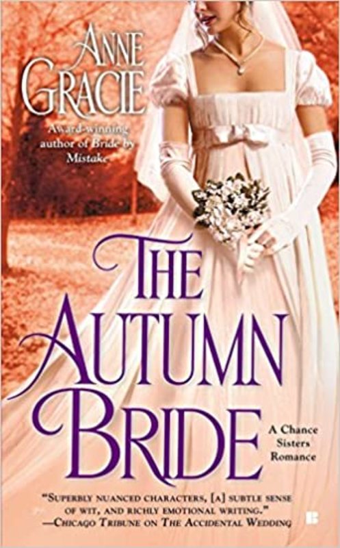 Book cover for "The Autumn Bride" by Anne Gracie