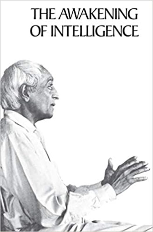 Book cover for "The Awakening of Intelligence" by Jiddu Krishnamurti