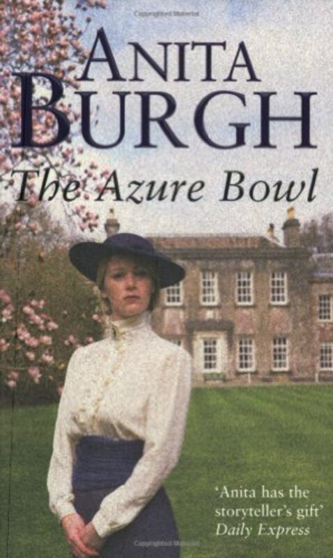 Book cover for "The Azure Bowl" by Anita Burgh