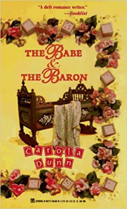 Book cover for "The Babe and the Baron" by Carola Dunn