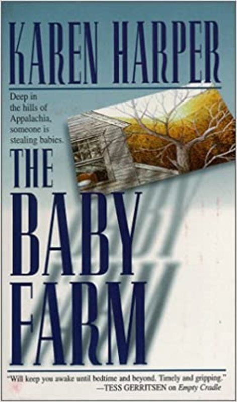 Book cover for "The Baby Farm" by Karen Harper