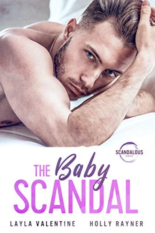Book cover for "The Baby Scandal" by Holly Rayner