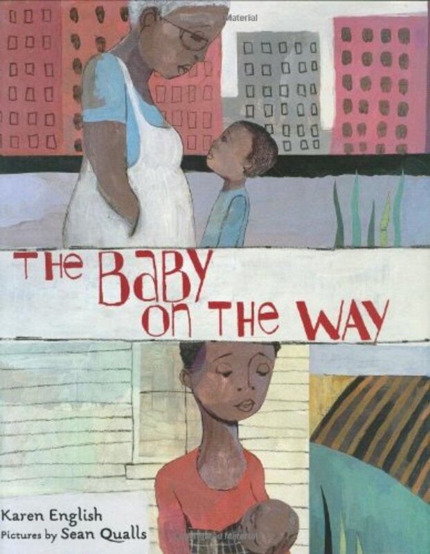 Book cover for "The Baby on the Way" by Karen English