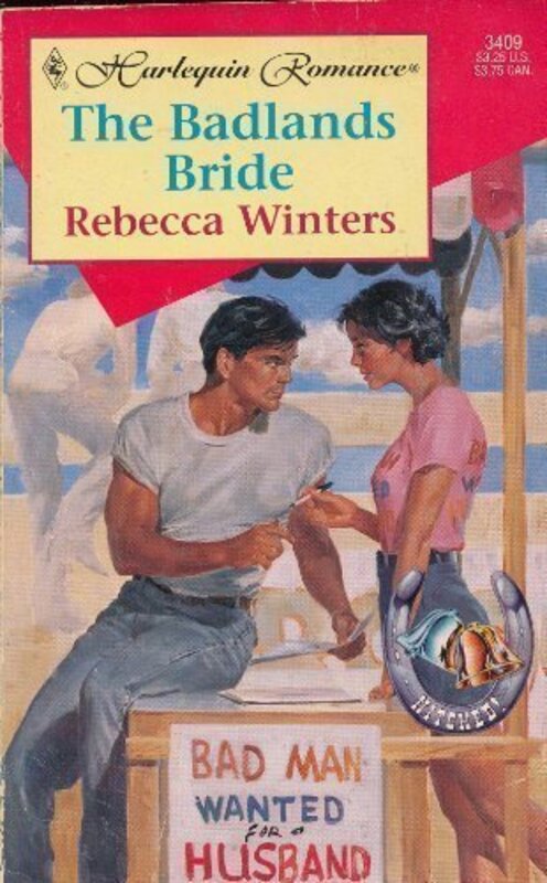 Book cover for "The Badlands Bride" by Rebecca Winters