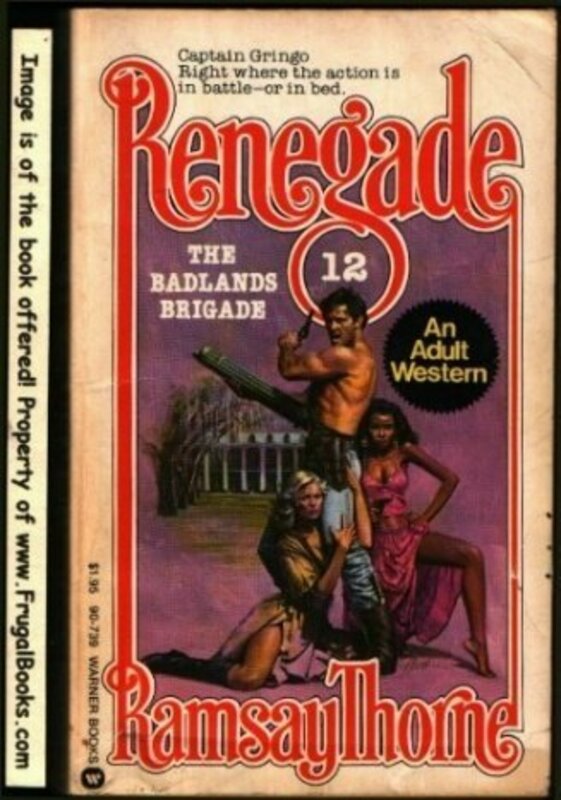 Book cover for "The Badlands Brigade" by Lou Cameron