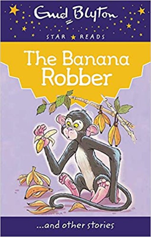 Book cover for "The Banana Robber" by Enid Blyton