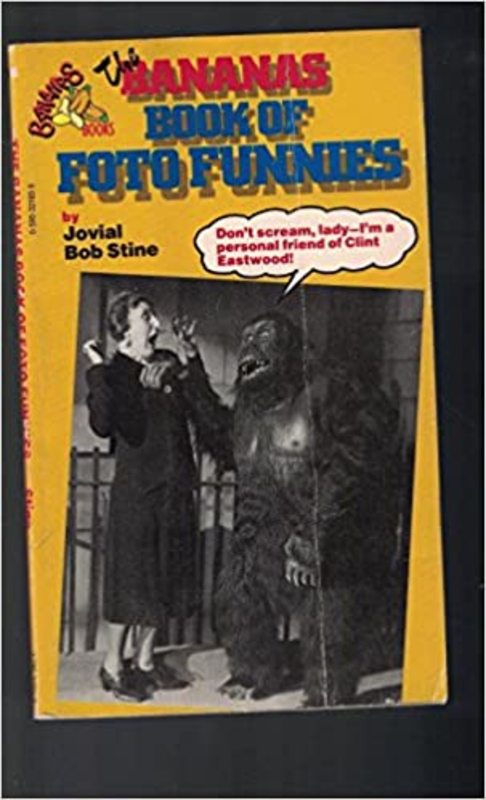 Book cover for "The Bananas Book of Foto Funnies" by R.L. Stine