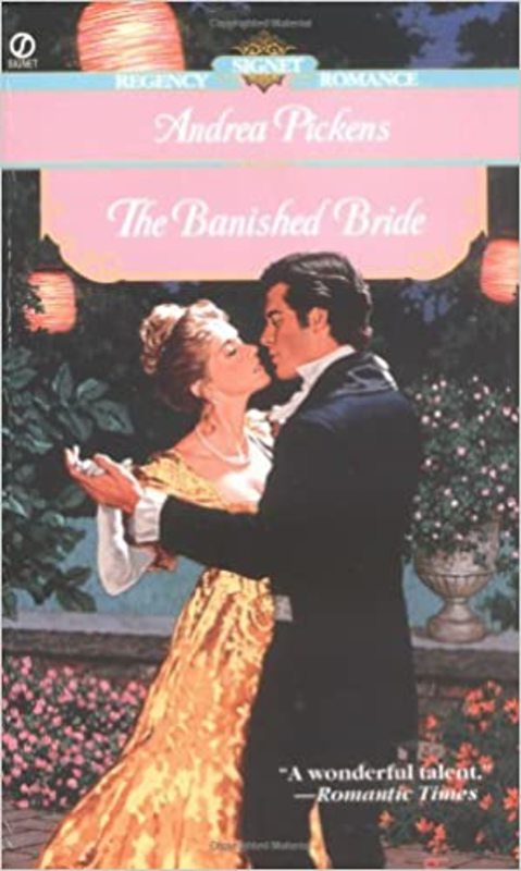 Book cover for "The Banished Bride" by Andrea Penrose