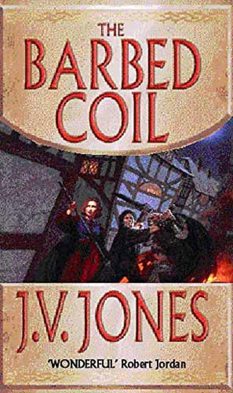 Book cover for "The Barbed Coil" by JV Jones