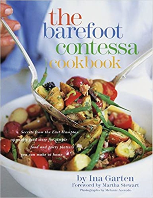 Book cover for "The Barefoot Contessa Cookbook" by Ina Garten