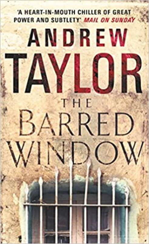 Book cover for "The Barred Window" by Andrew Taylor