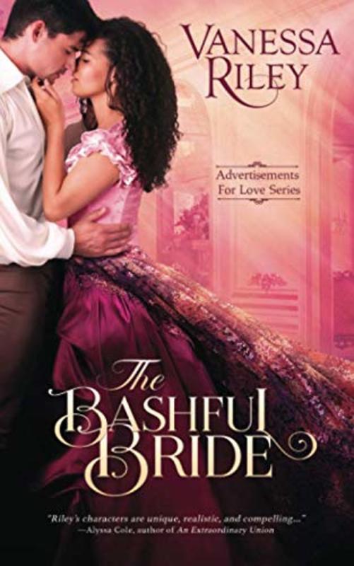 Book cover for "The Bashful Bride" by Vanessa Riley