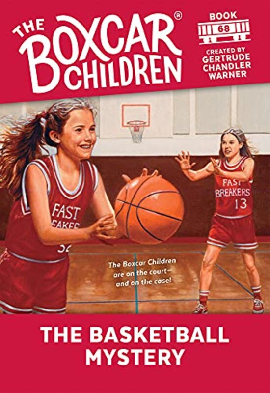 Book cover for "The Basketball Mystery" by Gertrude Chandler Warner