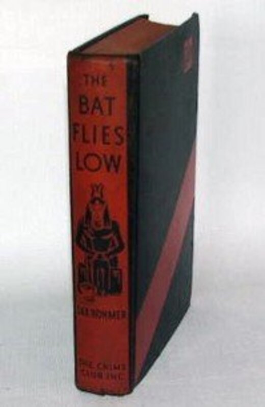 Book cover for "The Bat Flies Low" by Sax Rohmer