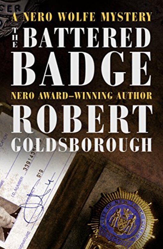 Book cover for "The Battered Badge" by Robert Goldsborough