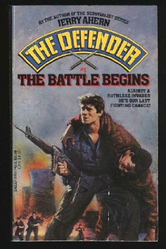 Book cover for "The Battle Begins" by Jerry Ahern