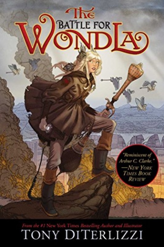 Book cover for "The Battle for WondLa" by Tony DiTerlizzi