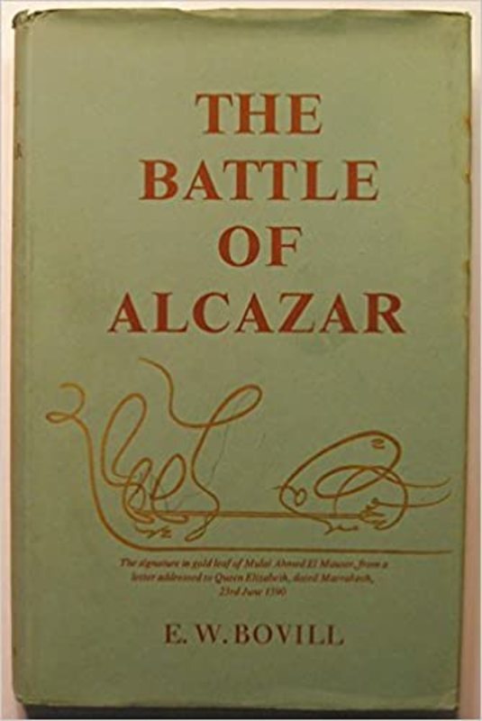 Book cover for "The Battle of Alcazar" by E.W. Bovill