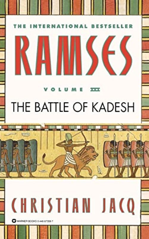 Book cover for "The Battle of Kadesh" by Christian Jacq