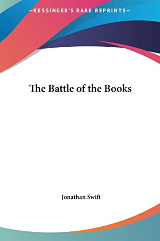 Book cover for "The Battle of the Books" by Jonathan Swift