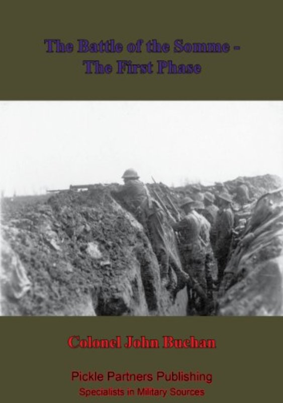 Book cover for "The Battle of the Somme" by John Buchan