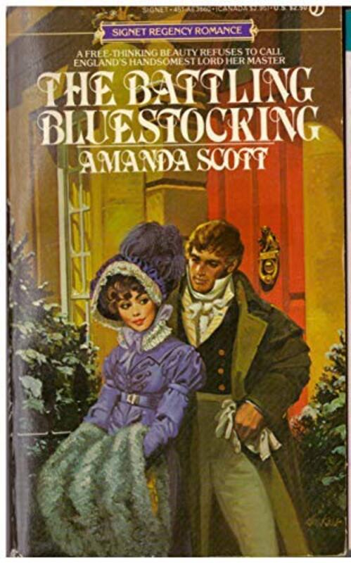 Book cover for "The Battling Bluestocking" by Lynne Scott Drennan