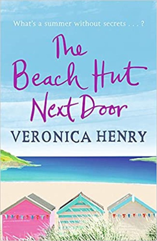 Book cover for "The Beach Hut Next Door" by Veronica Henry