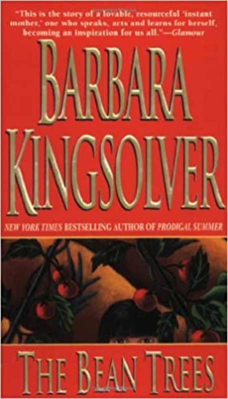 Book cover for "The Bean Trees" by Barbara Kingsolver