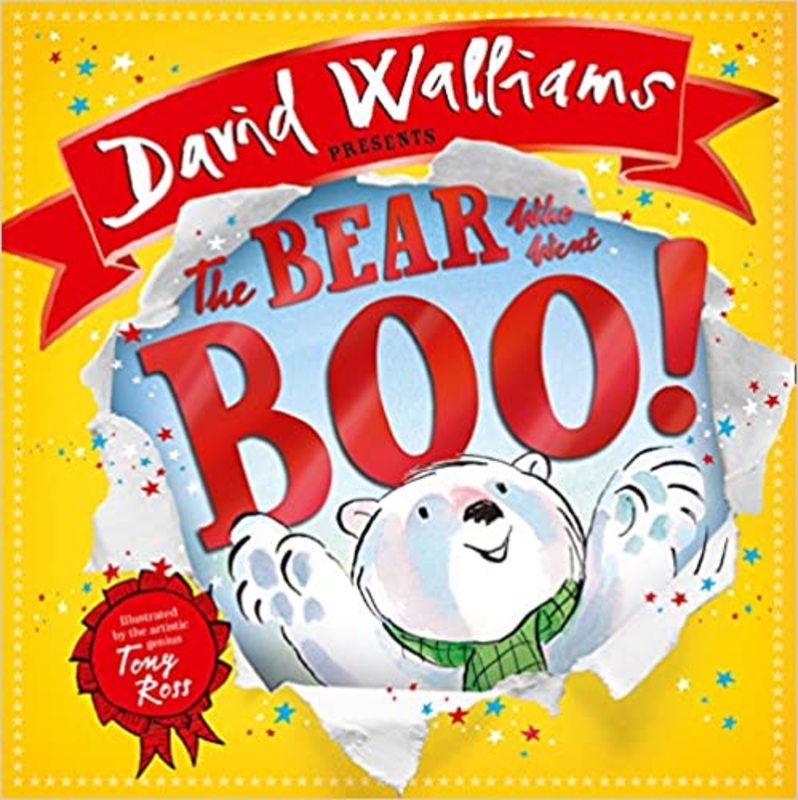 Book cover for "The Bear Who Went Boo!" by David Walliams