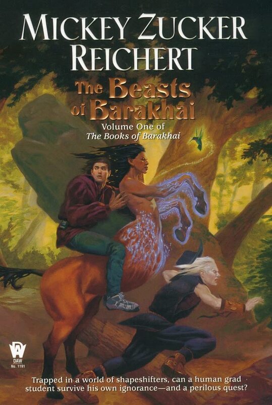 Book cover for "The Beasts of Barakhai" by Mickey Zucker Reichert