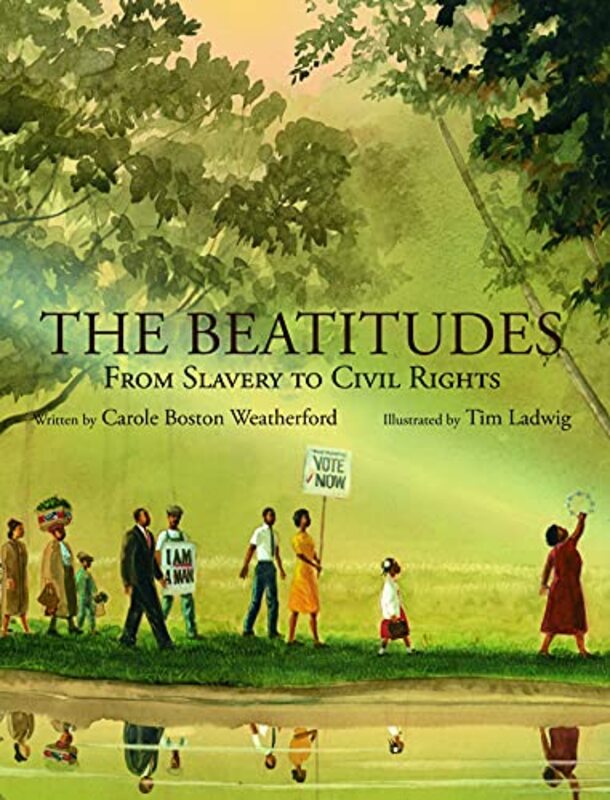 Book cover for "The Beatitudes" by Carole Boston Weatherford
