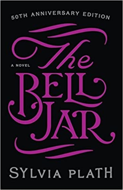 Book cover for "The Bell Jar" by Sylvia Plath