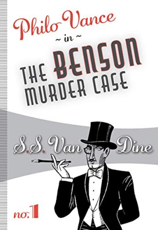Book cover for "The Benson Murder Case" by SS Van Dine