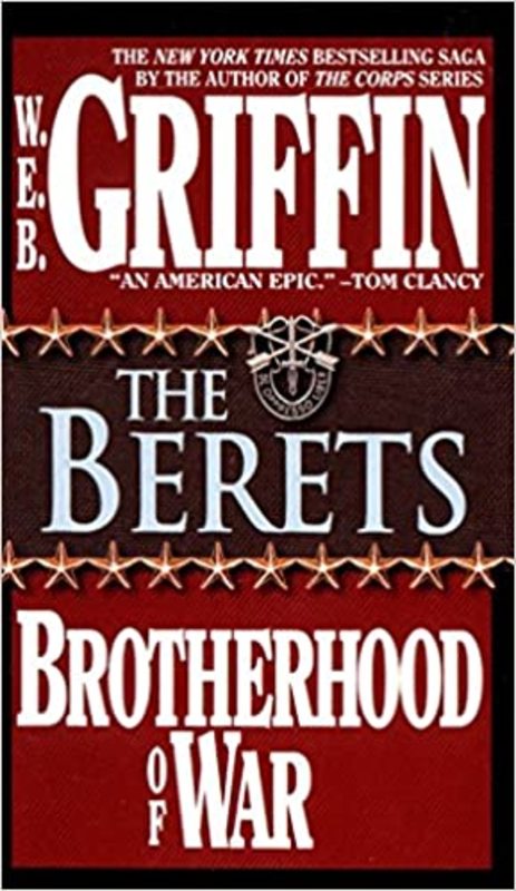 Book cover for "The Berets" by W.E.B. Griffin
