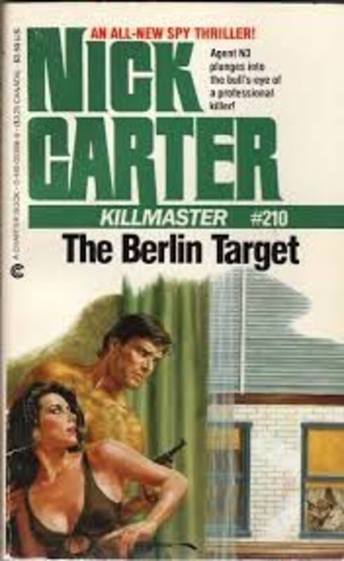 Book cover for "The Berlin Target" by Nick Carter
