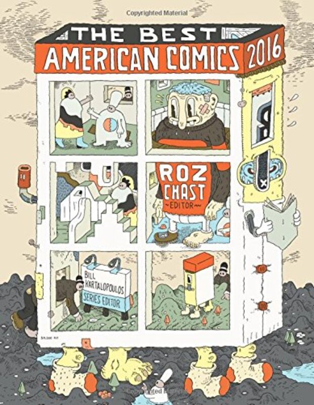 Book cover for "The Best American Comics 2016" by Liana Finck
