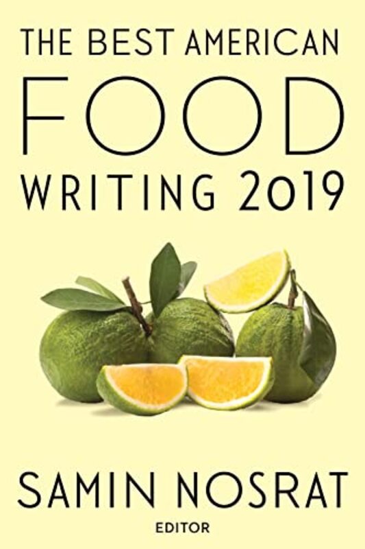 Book cover for "The Best American Food Writing 2019"