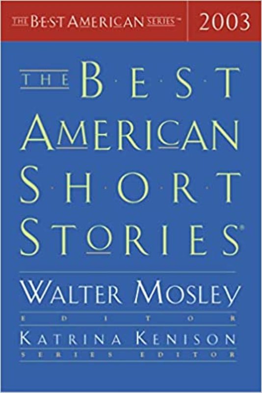 Book cover for "The Best American Short Stories 2003" by Walter Mosley