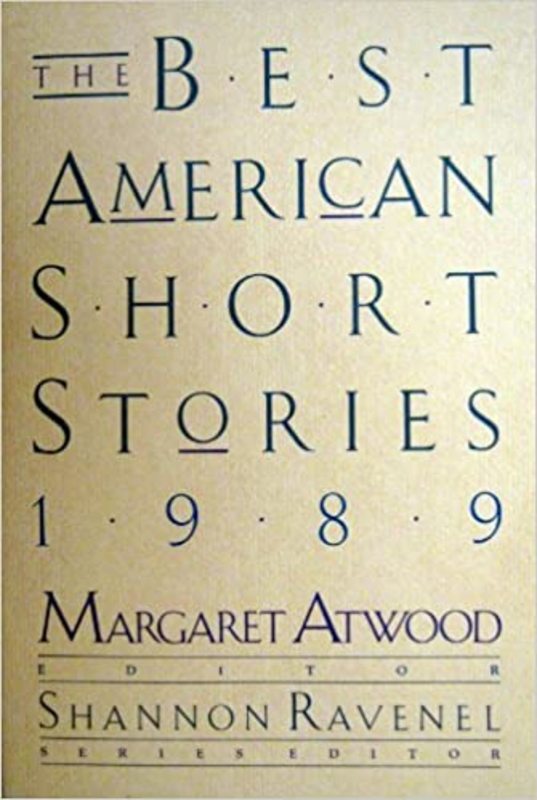 Book cover for "The Best American Short Stories, 1989"