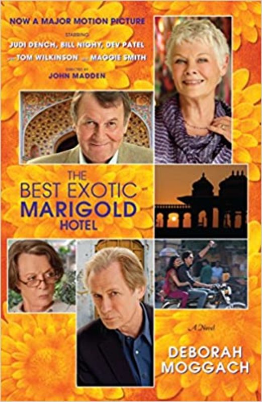 Book cover for "The Best Exotic Marigold Hotel" by Deborah Moggach