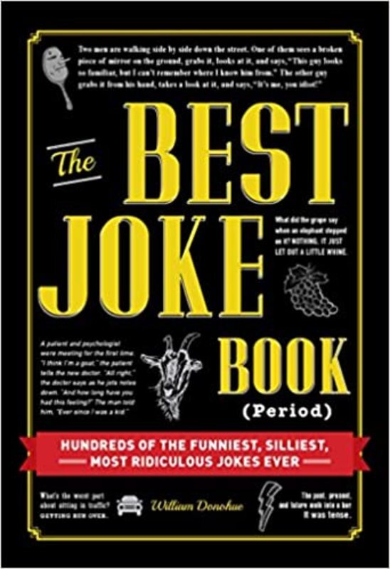 Book cover for "The Best Joke Book (Period)" by William Donohue