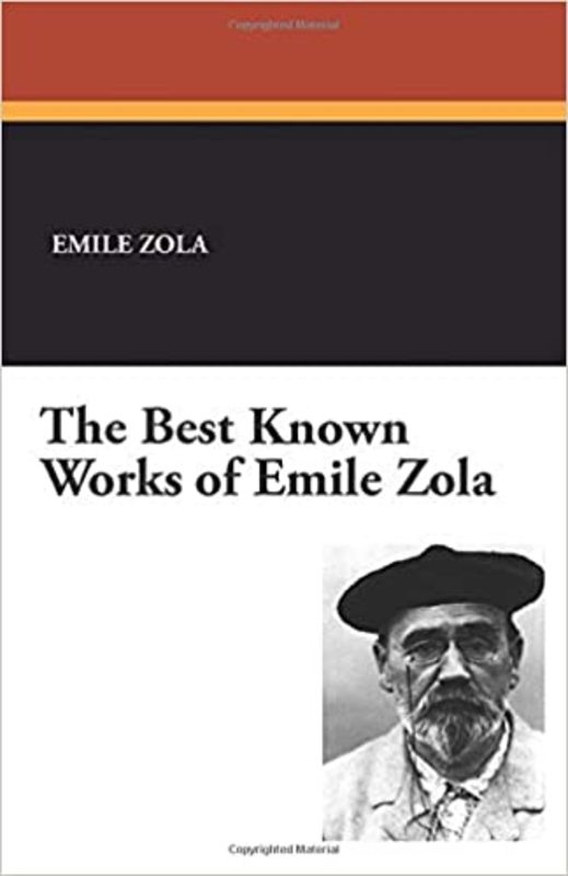 Book cover for "The Best Known Works of Emile Zola" by Émile Zola
