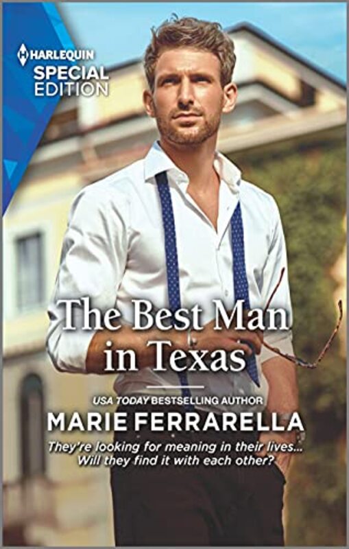 Book cover for "The Best Man in Texas" by Marie Ferrarella