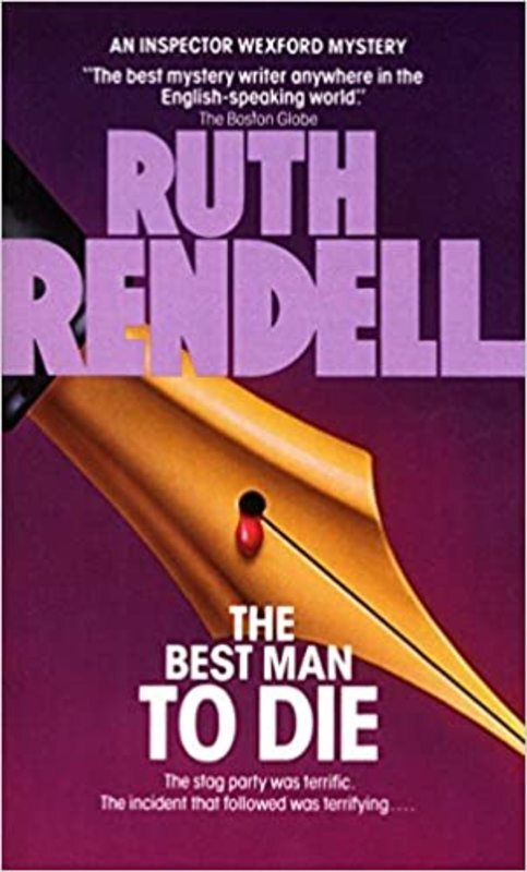 Book cover for "The Best Man to Die" by Ruth Rendell