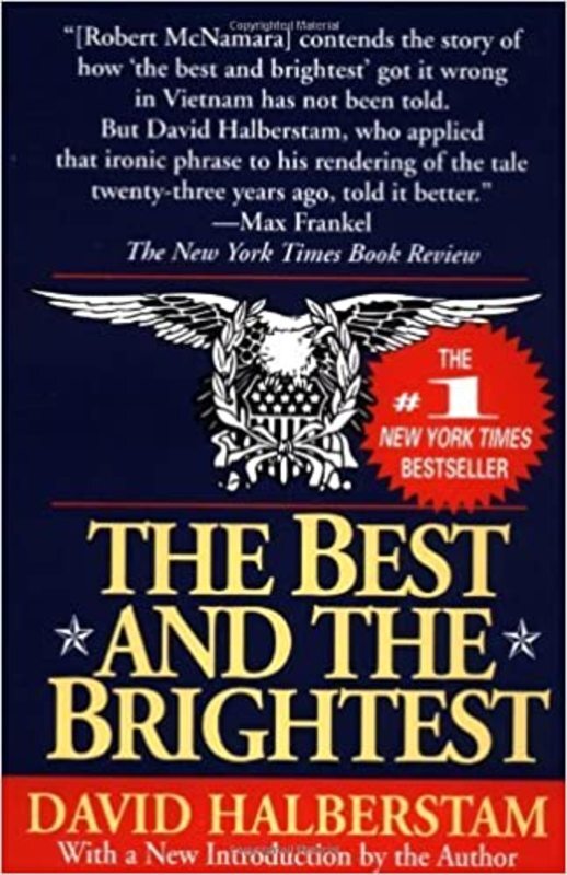 Book cover for "The Best and the Brightest" by David Halberstam