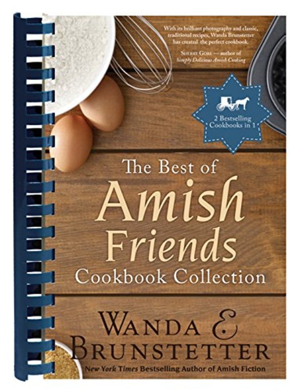 Book cover for "The Best of Amish Friends Cookbook Collection" by Wanda E Brunstetter