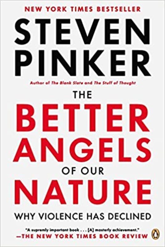 Book cover for "The Better Angels of Our Nature"